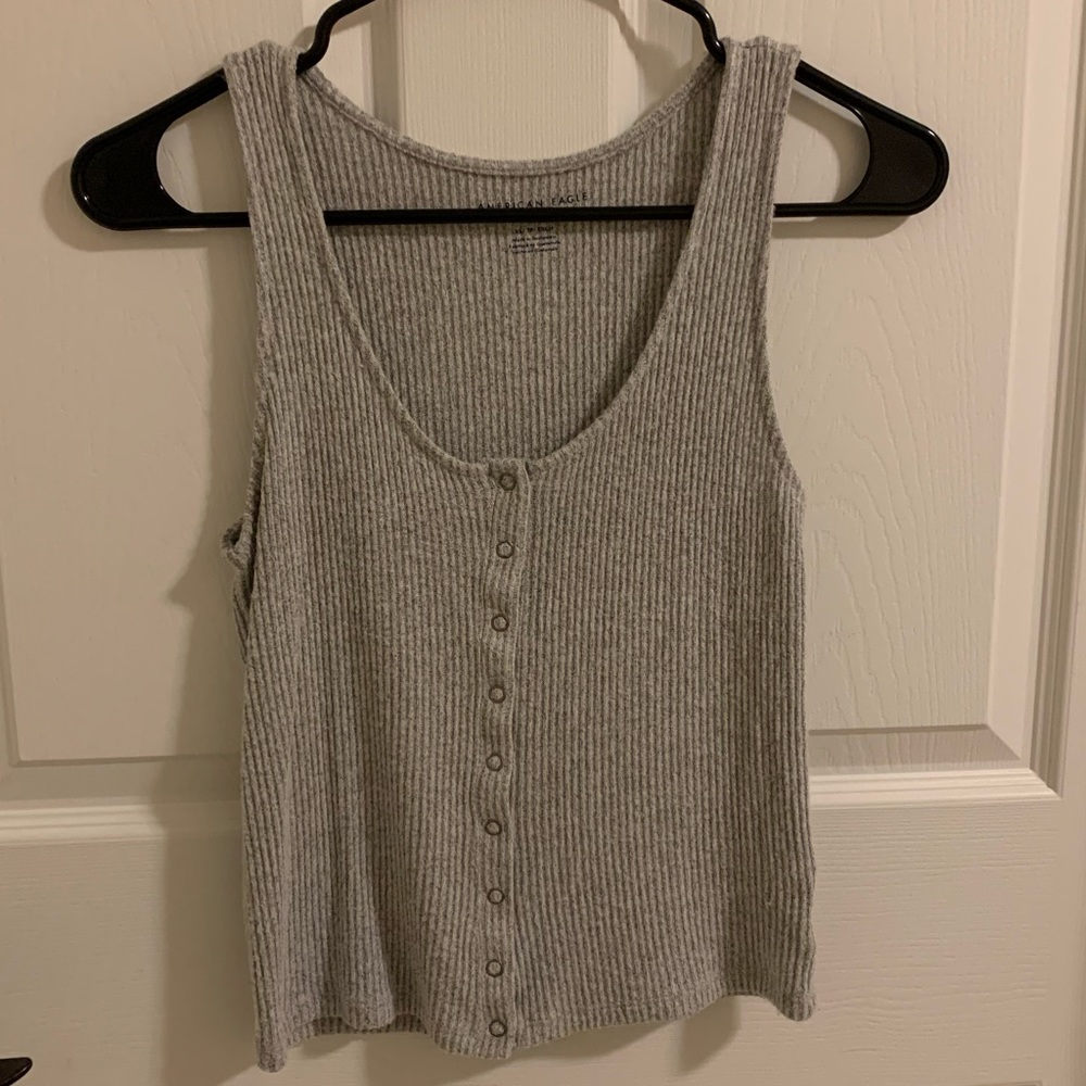 American Eagle Snap Front Tank Top